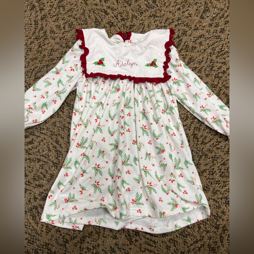 Girl boutique Christmas dress “Adalyn”